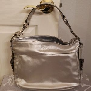 Coach "metallic silver"